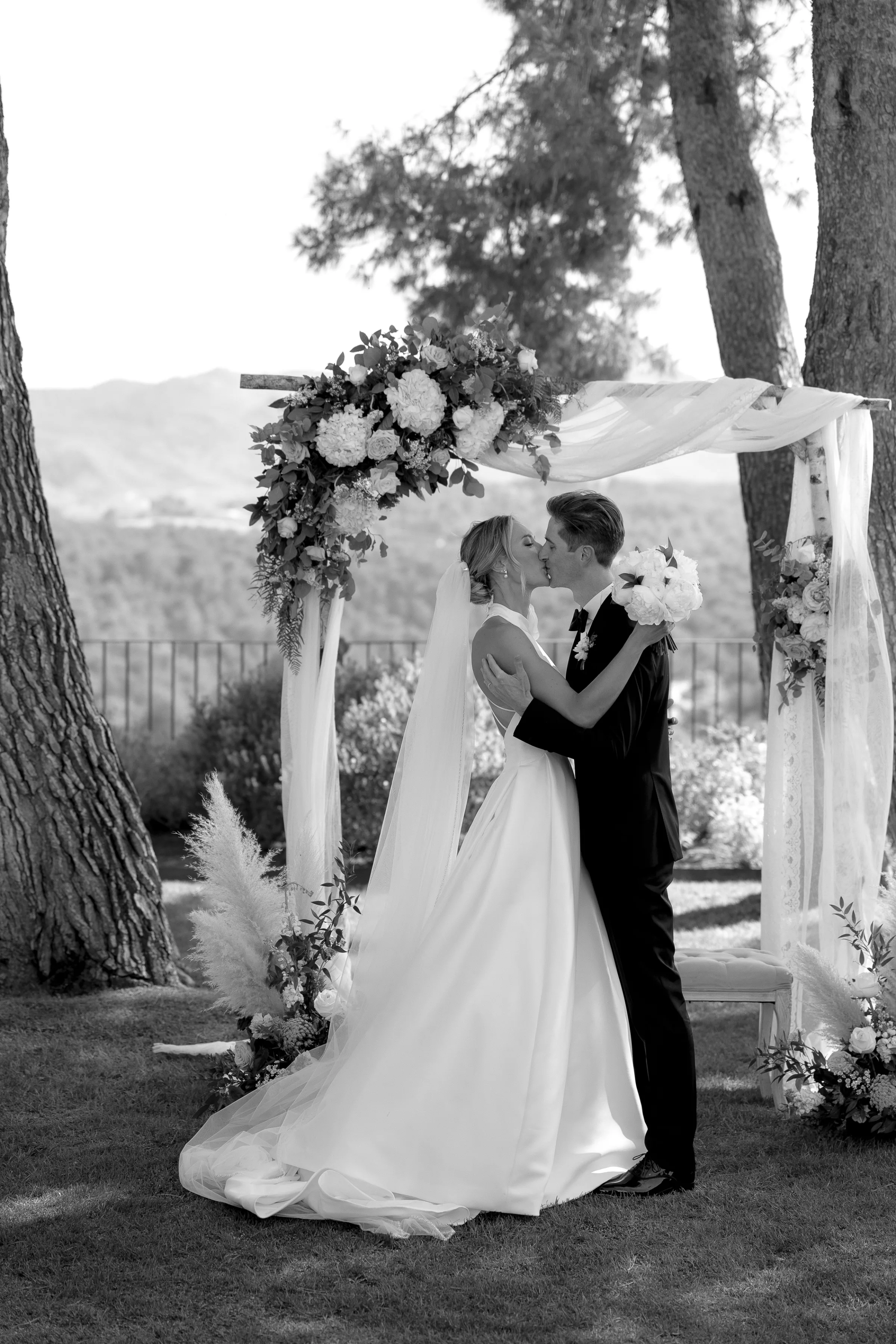 Pronovias bride Barcelona wedding Castell de Sant Marti de Tous.63 - Gaëlle Wore Pronovias For Her Wedding at Castell de Sant Martí de Tous in Barcelona Pronovias bride Barcelona wedding Castell de Sant Marti de Tous.63