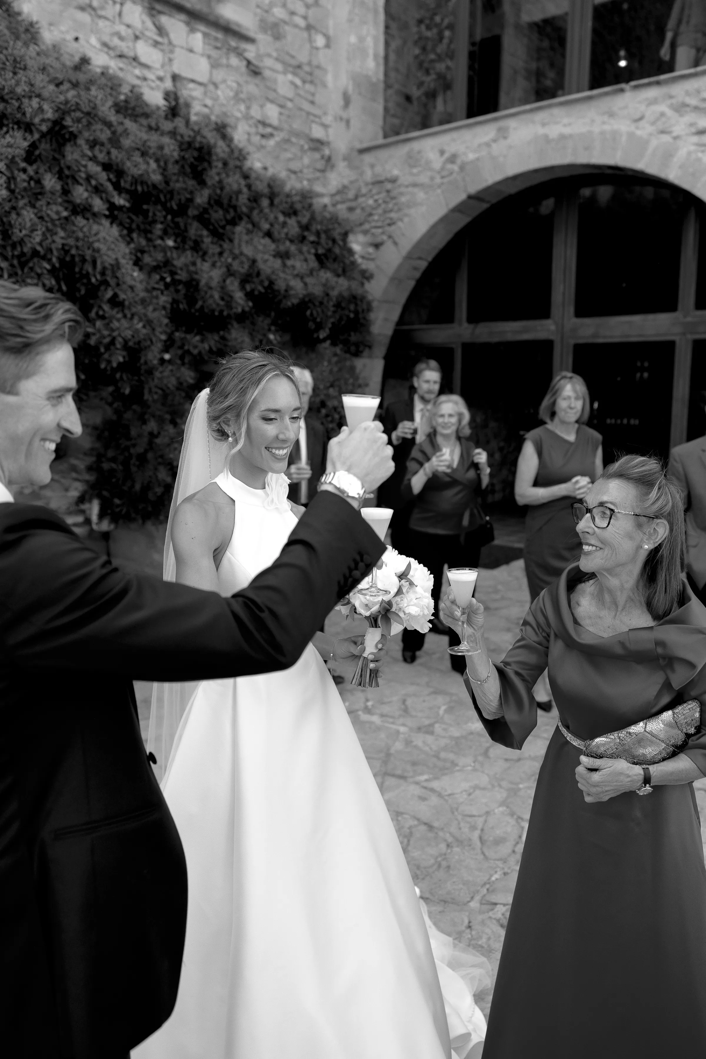 Pronovias bride Barcelona wedding Castell de Sant Marti de Tous.72 - Gaëlle Wore Pronovias For Her Wedding at Castell de Sant Martí de Tous in Barcelona Pronovias bride Barcelona wedding Castell de Sant Marti de Tous.72