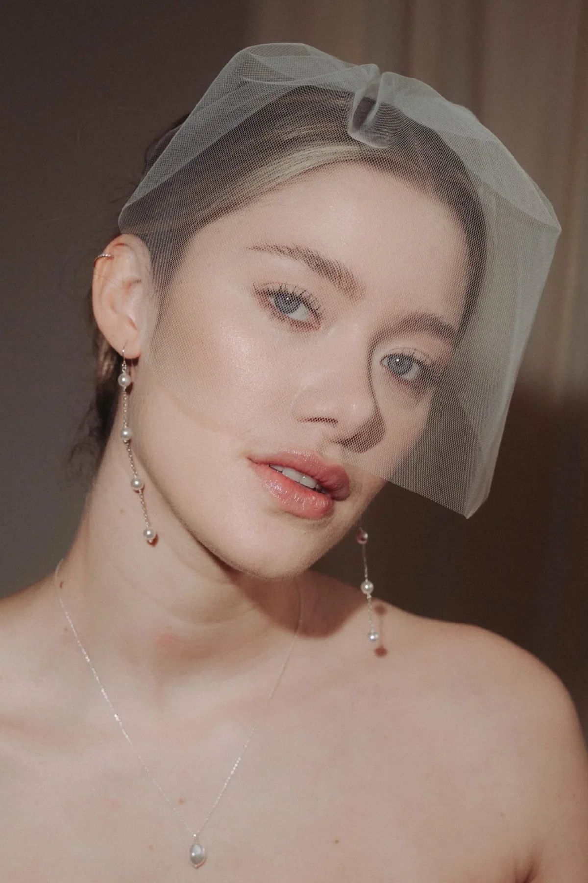 Bea, Tulle Birdcage Style Micro Veil