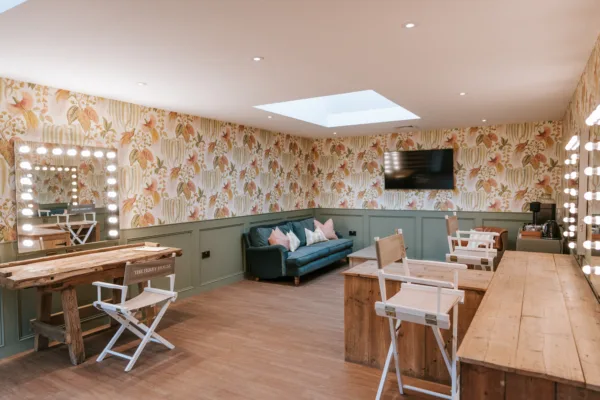 Wedding preparation room at The Harty Estate wedding venue in Kent