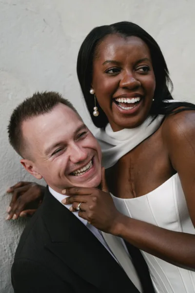 Leah Wore Divine Atelier for her Mas Palou Vineyard Wedding in Barcelona