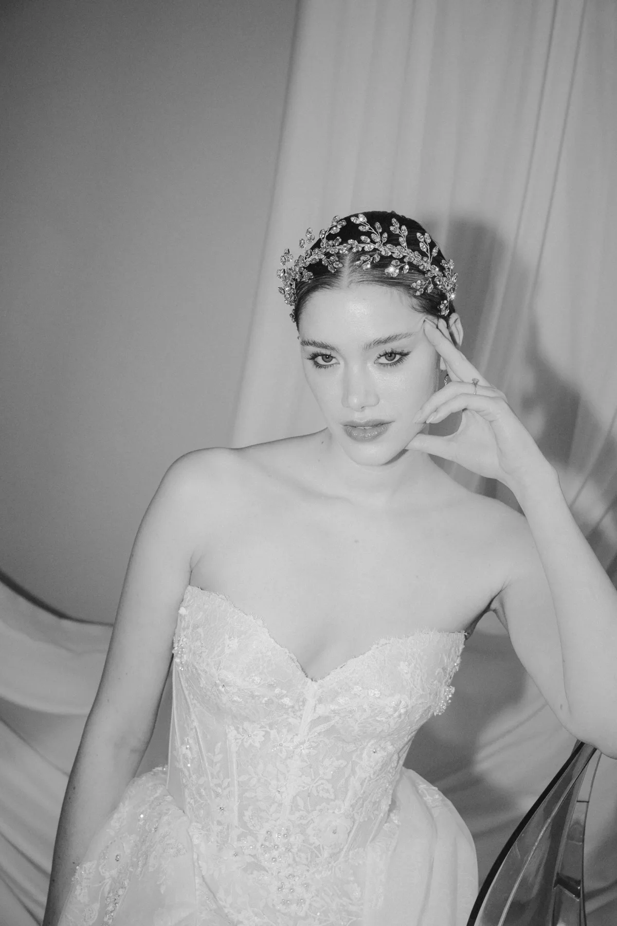 Debbie Carlisle Muse Collection 198 - Muse, by Debbie Carlisle: Bridal Accessories & Micro Veils, Handmade & Shipped Worldwide Debbie Carlisle Muse Collection 198