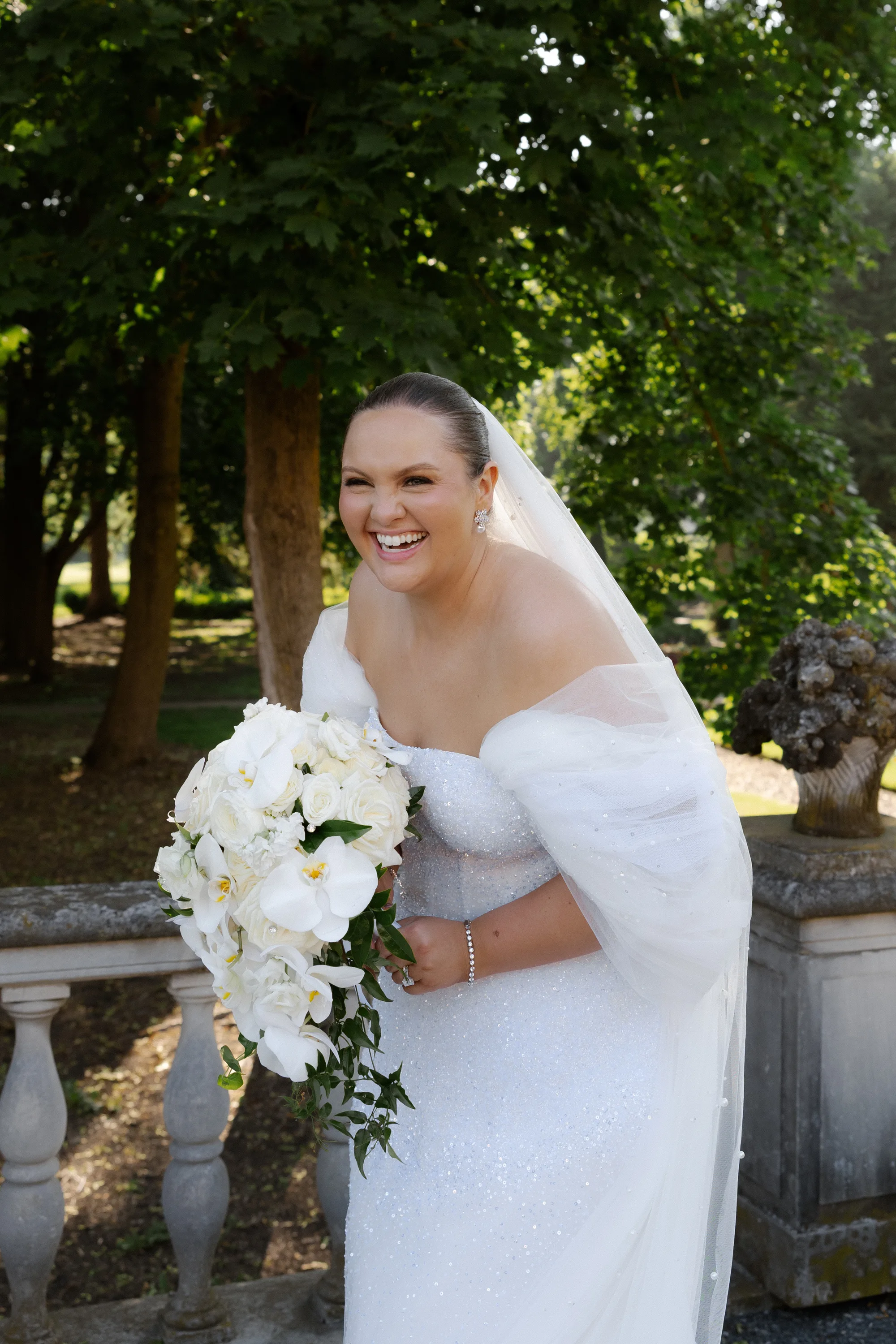 Netta BenShabu bride Versailles inspired wedding Cuneo Mansion Gardens 66 1 - Natalie Wore Netta BenShabu for her Versailles Inspired Wedding Netta BenShabu bride Versailles inspired wedding Cuneo Mansion Gardens 66 1