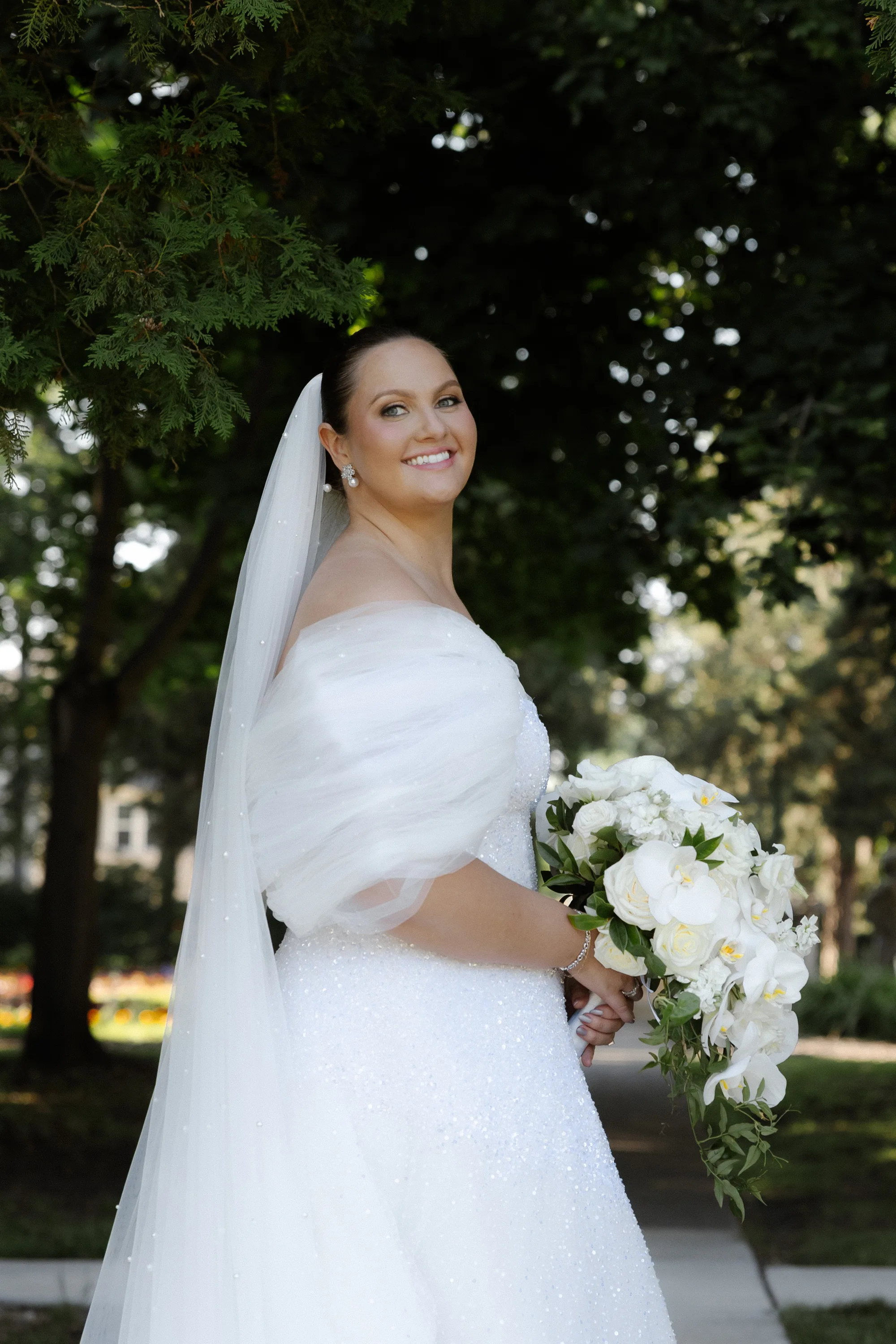 Netta BenShabu bride Versailles inspired wedding Cuneo Mansion Gardens 71 - Natalie Wore Netta BenShabu for her Versailles Inspired Wedding Netta BenShabu bride Versailles inspired wedding Cuneo Mansion Gardens 71