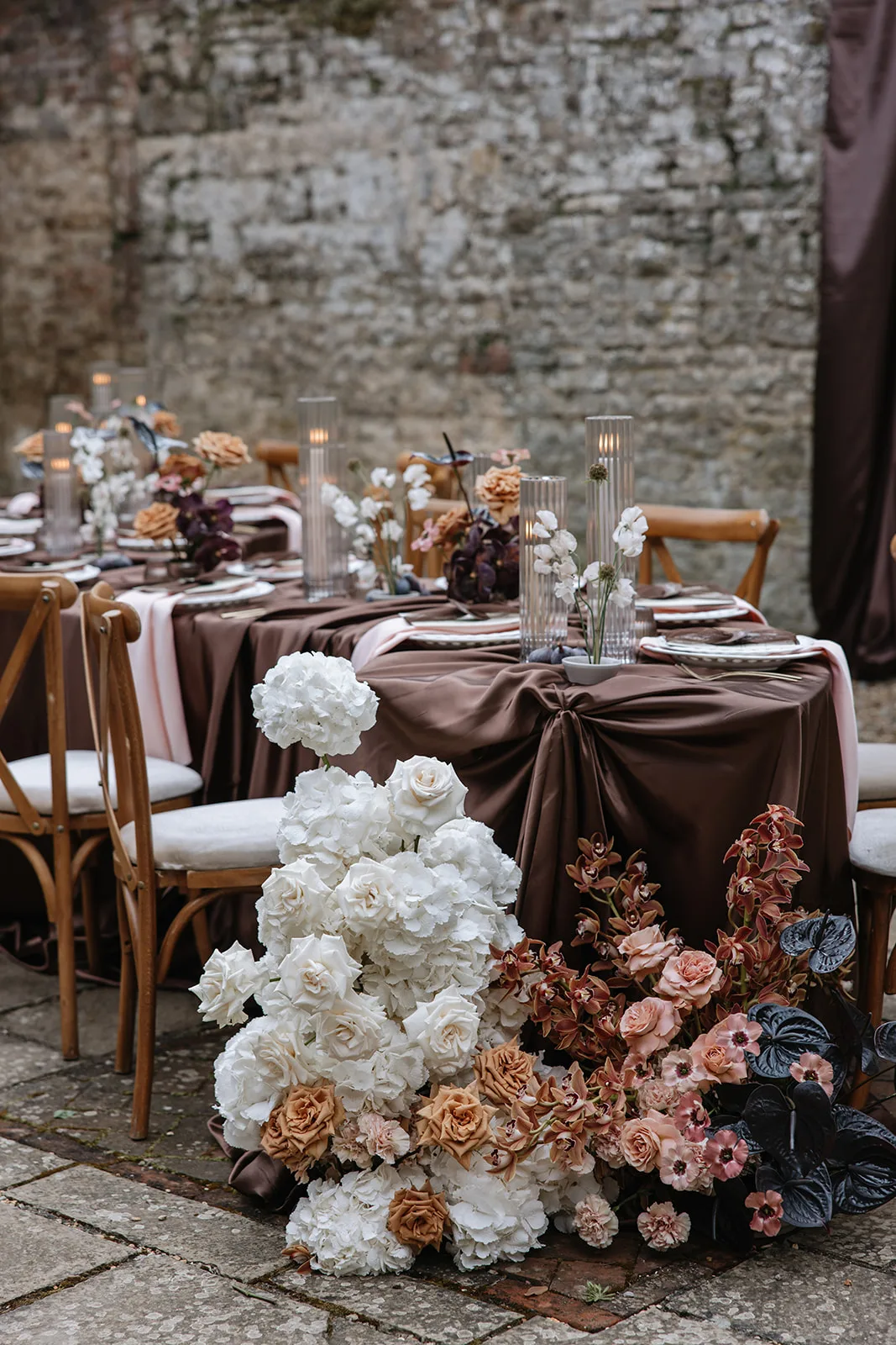 RachelPearsonPhotography 159A0881 websize - Lilly & Phil's Tim Walker Inspired Wedding at The Lost Music Hall in Devon Bloominati Florals