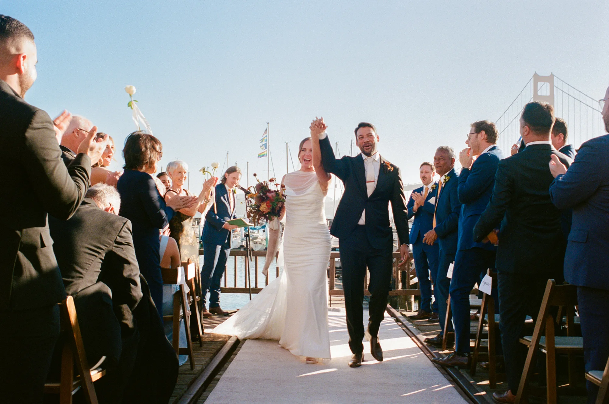 Wedding Sausalito California 33 - Chris & Molly’s Colourful Marina Bar Wedding by the Golden Gate Bridge Wedding Sausalito California 33