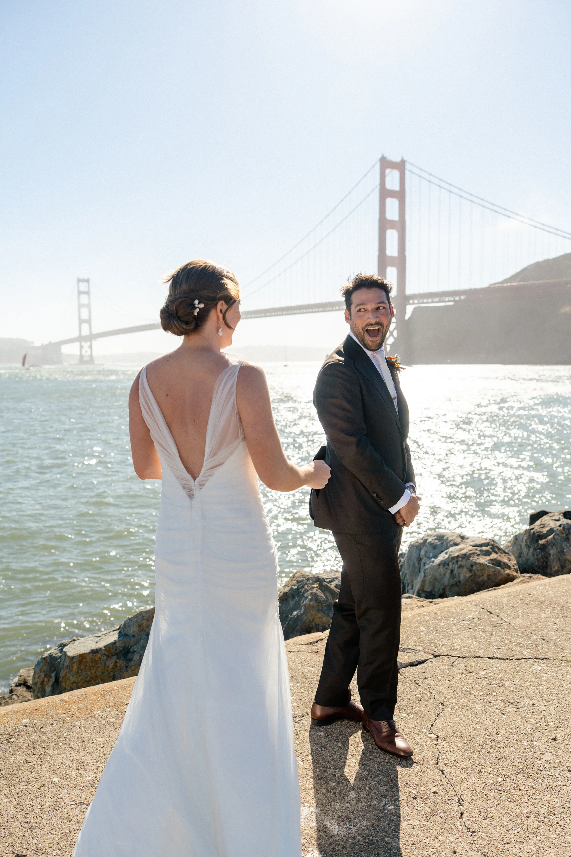 Wedding Sausalito California 59 1 - Chris & Molly’s Colourful Marina Bar Wedding by the Golden Gate Bridge Wedding Sausalito California 59 1