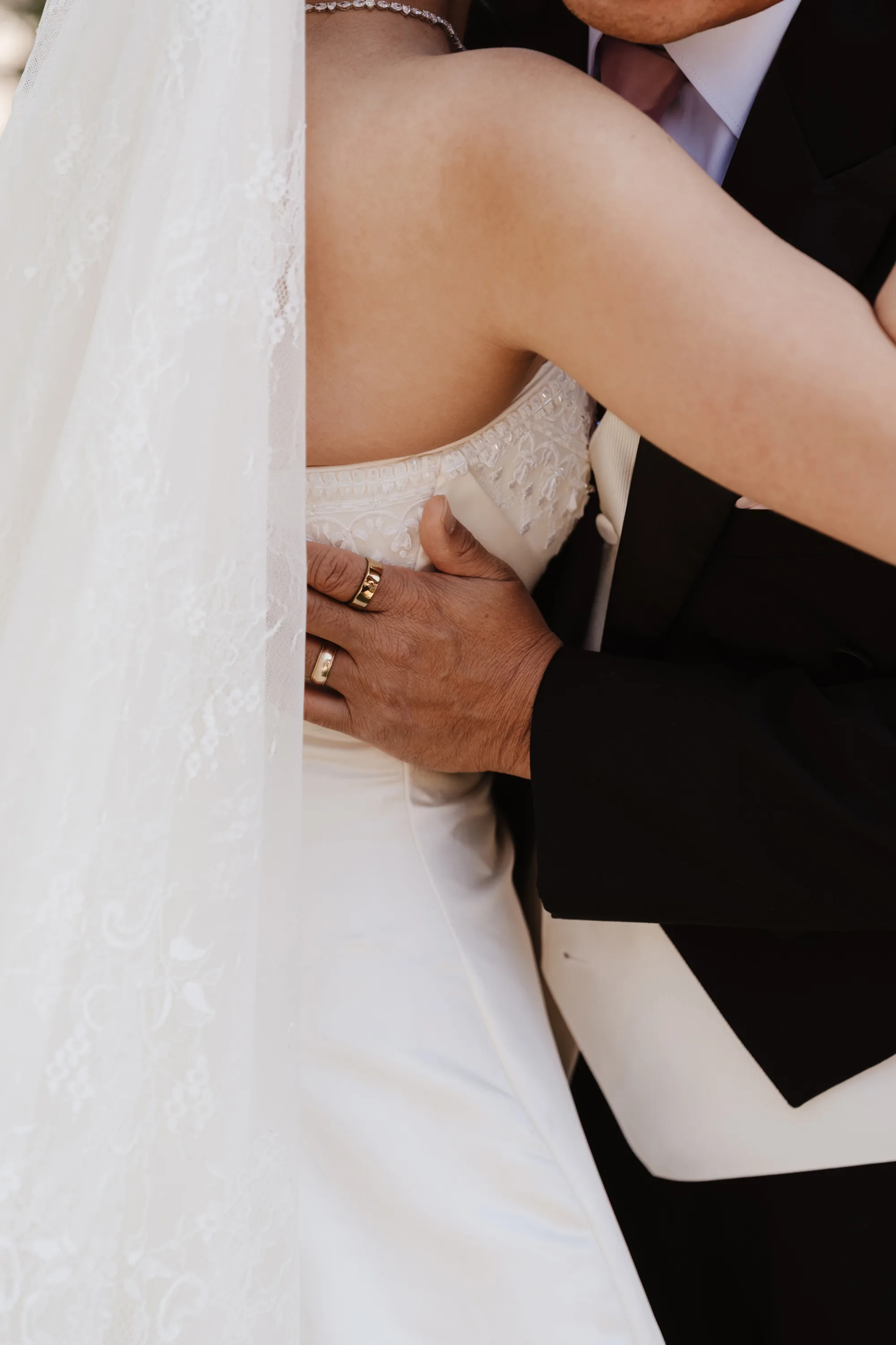Wedding Toledo Spain Sam Sparks Photography 43 - A Multicultural Wedding in Toledo, Spain, with Korean Heritage and Deep Southern Roots Korean bride and her Deep South husband during their first look on the morning of their wedding day.