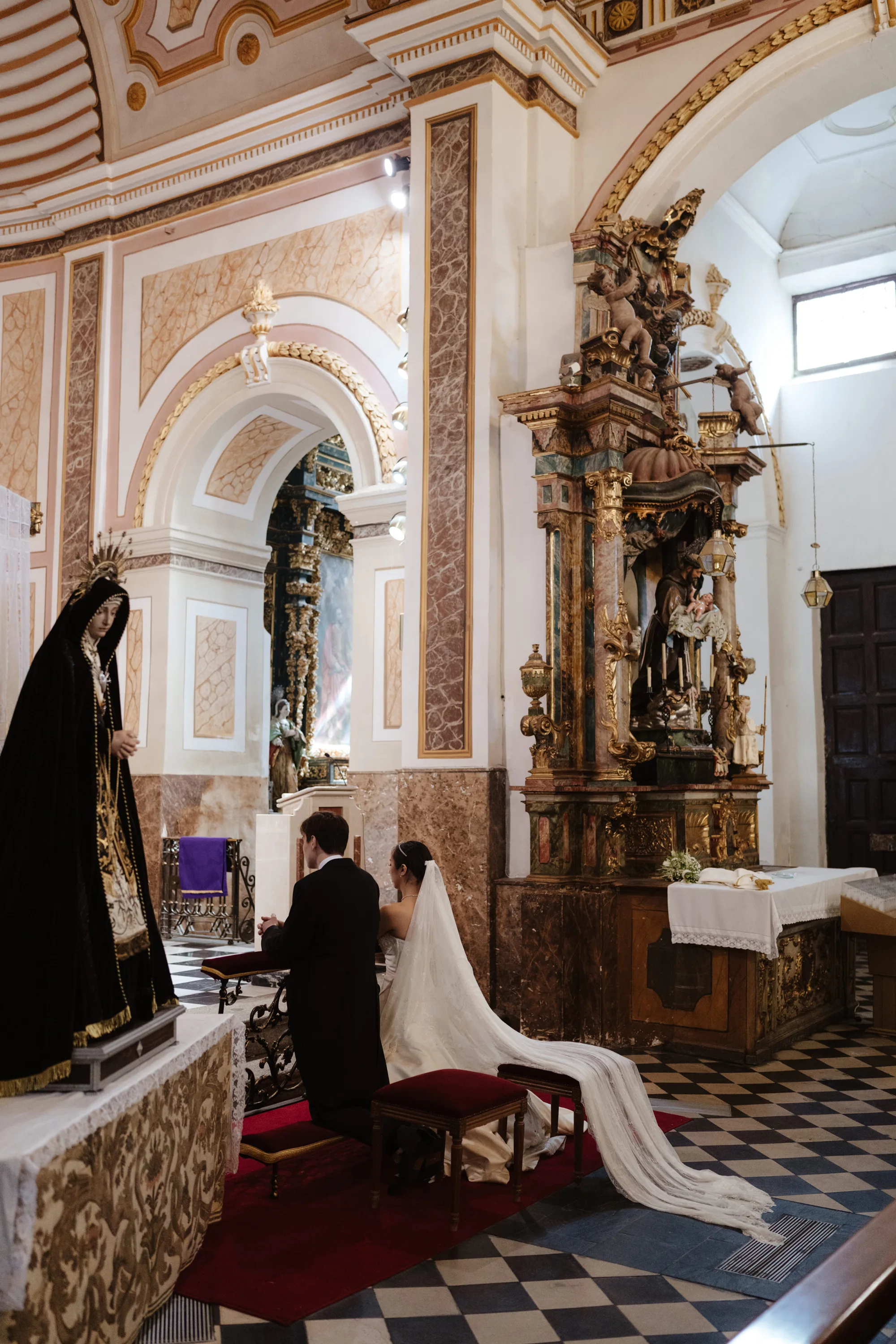 Wedding Toledo Spain Sam Sparks Photography 66 - A Multicultural Wedding in Toledo, Spain, with Korean Heritage and Deep Southern Roots Catholic wedding ceremony at the Santos Justo y Pastor church in Toledo, Spain.
