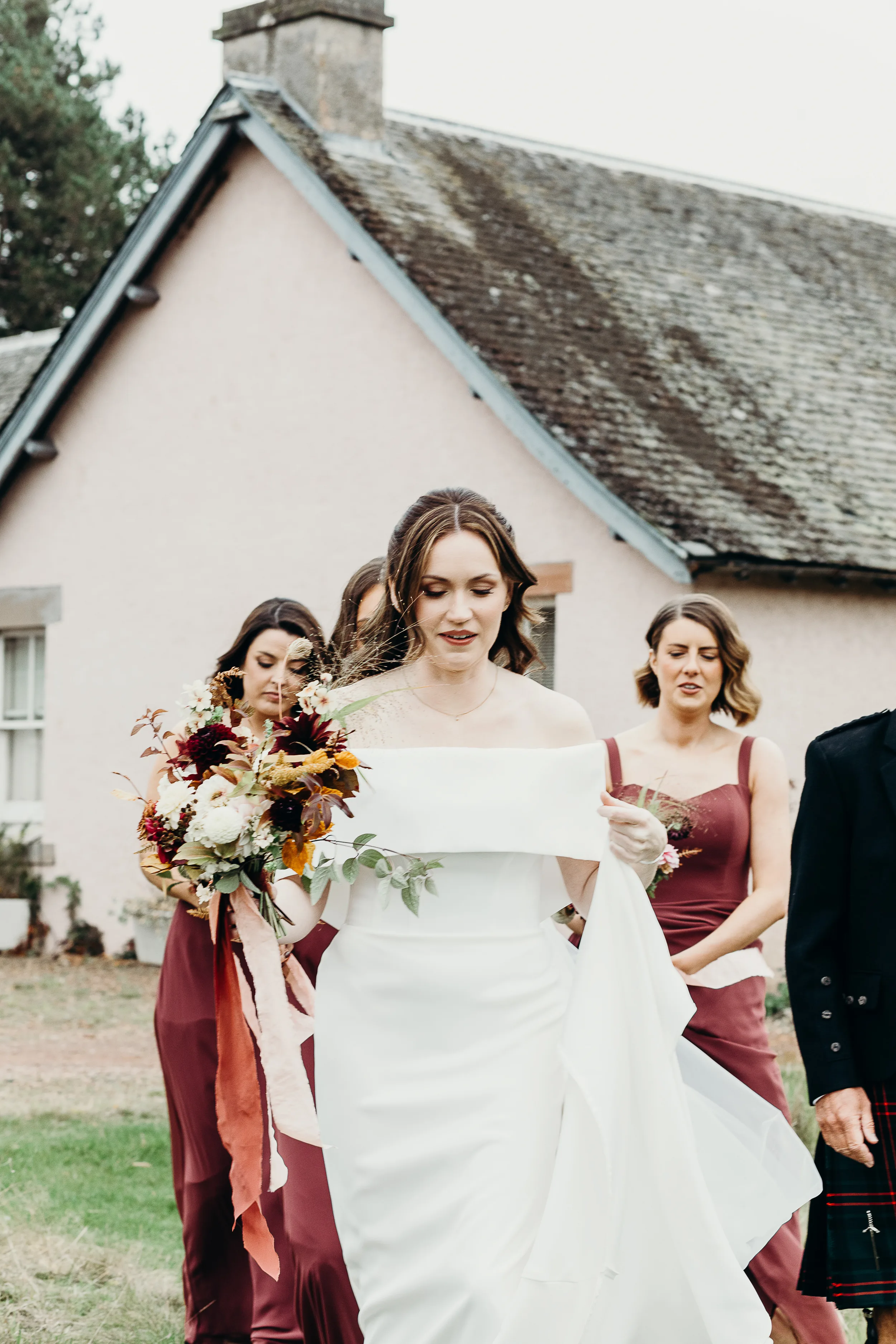 Wona Concept Bride Colstoun House Wedding 62 - Linsey Wore Wona Concept For Her Elegant Colstoun House Wedding, near Edinburgh Wona Concept Bride Colstoun House Wedding 62