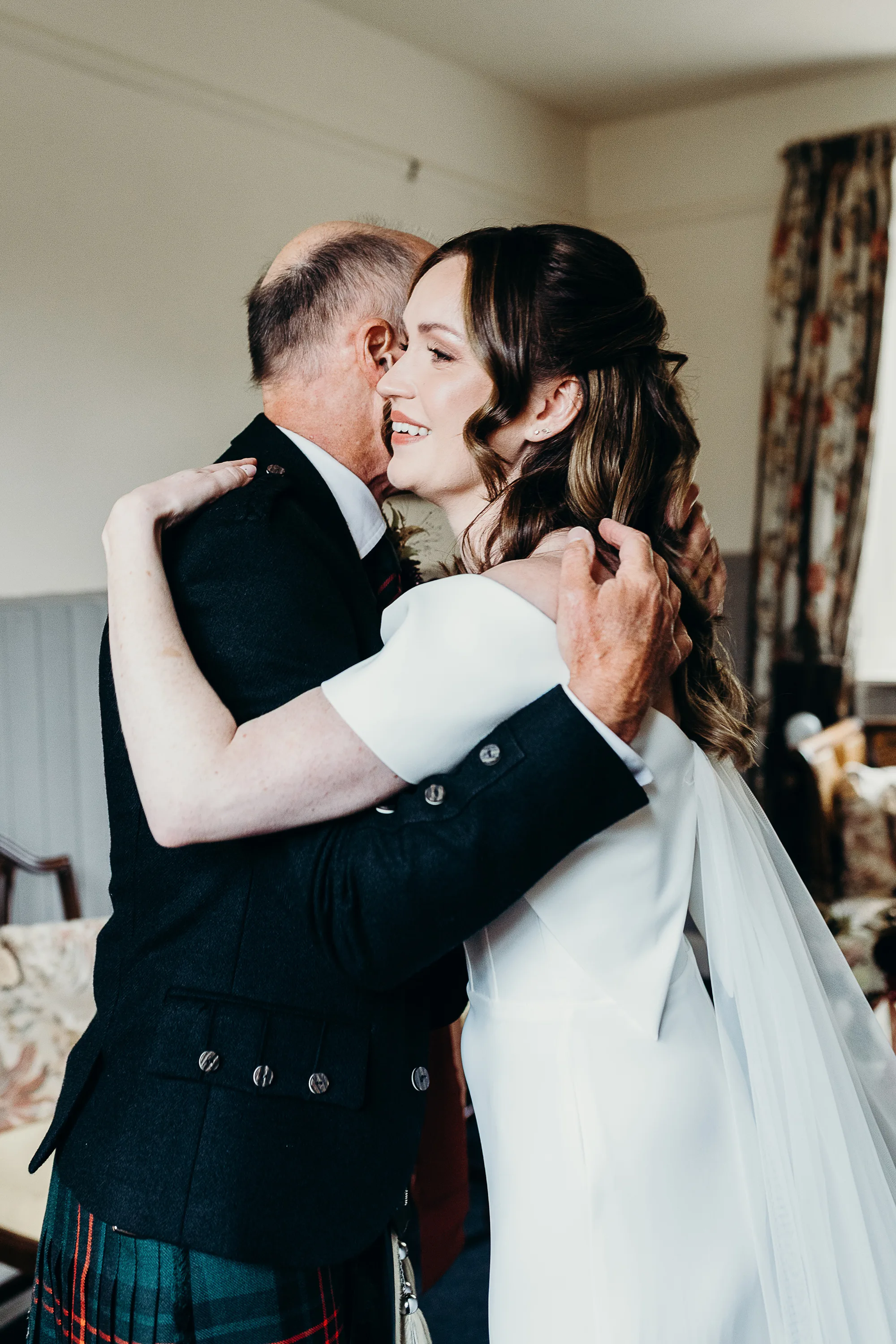 Wona Concept Bride Colstoun House Wedding 67 - Linsey Wore Wona Concept For Her Elegant Colstoun House Wedding, near Edinburgh Wona Concept Bride Colstoun House Wedding 67