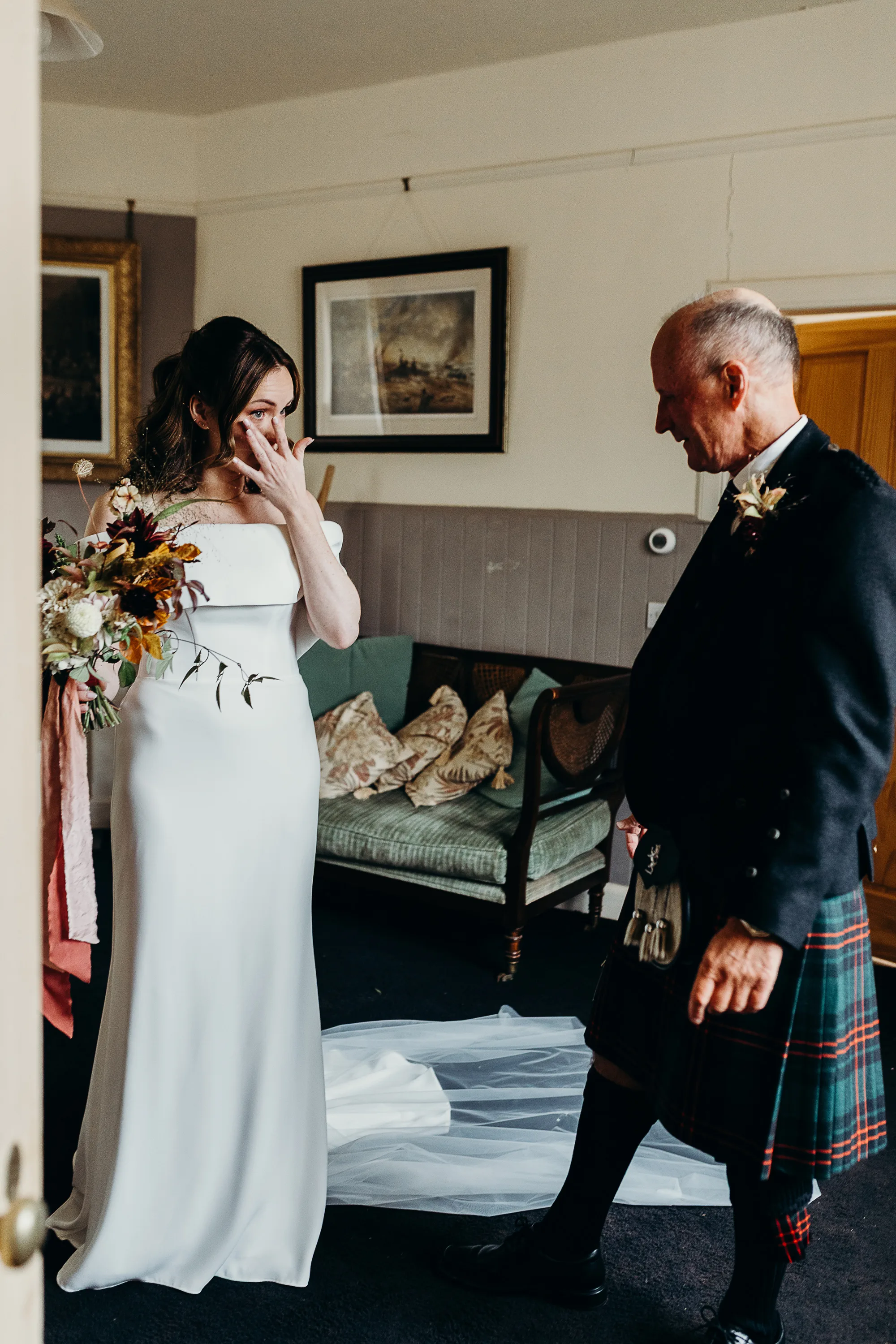 Wona Concept Bride Colstoun House Wedding 68 - Linsey Wore Wona Concept For Her Elegant Colstoun House Wedding, near Edinburgh Wona Concept Bride Colstoun House Wedding 68
