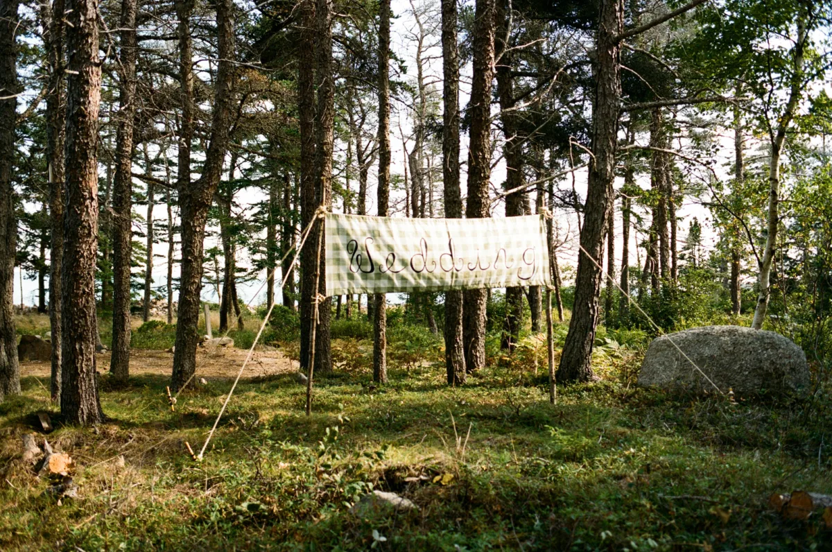 Woodland Wedding in Maine USA 41