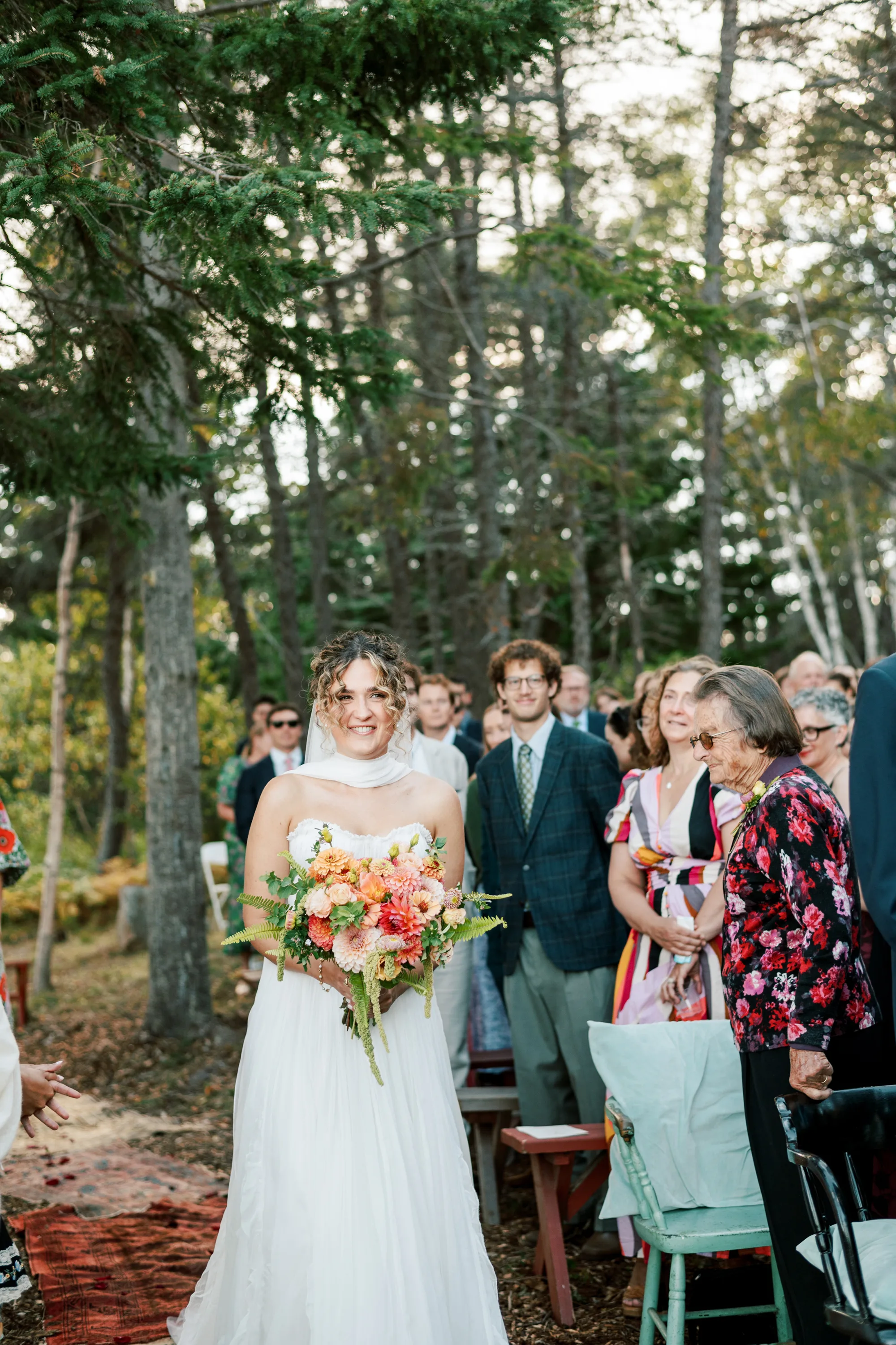 Woodland Wedding in Maine USA 46