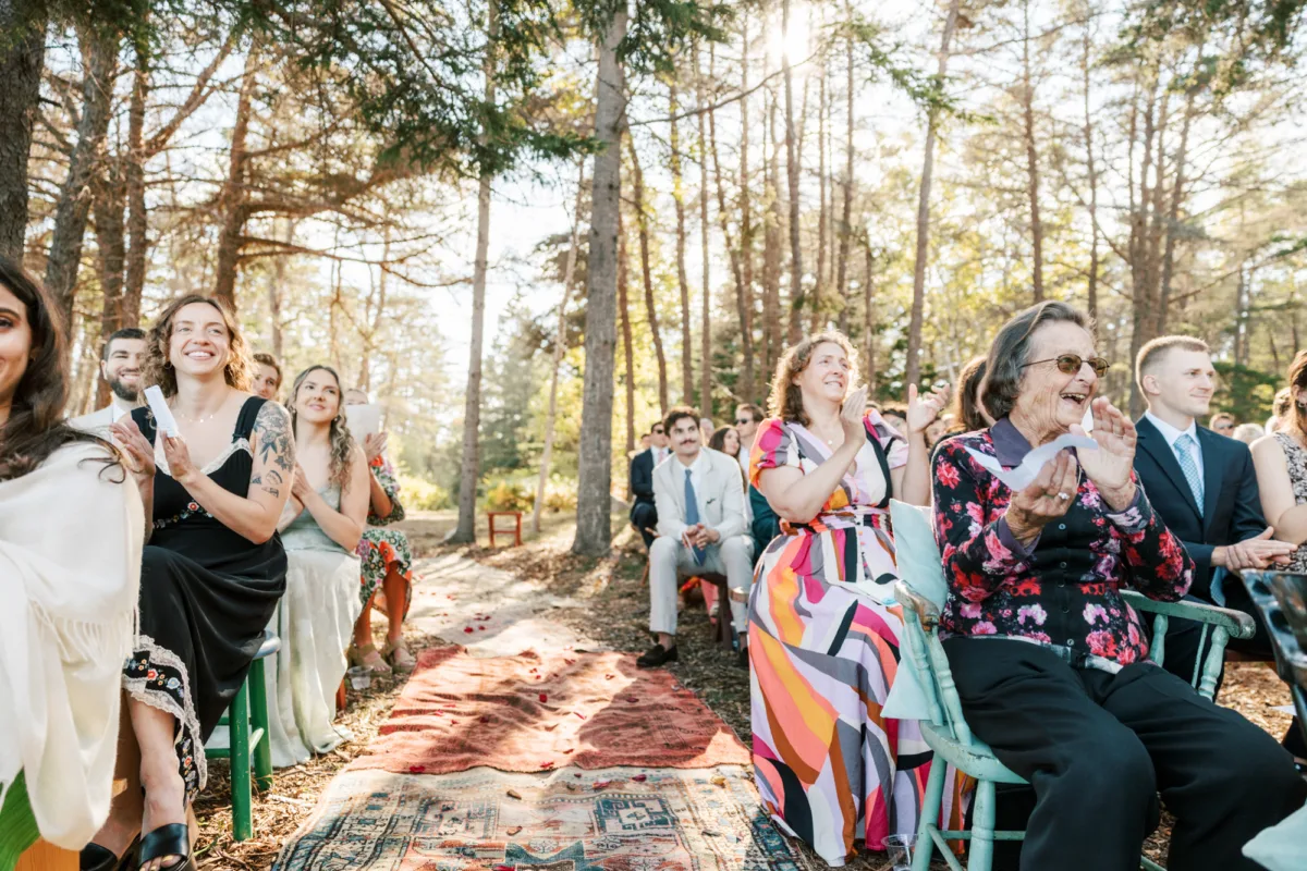 Woodland Wedding in Maine USA 56