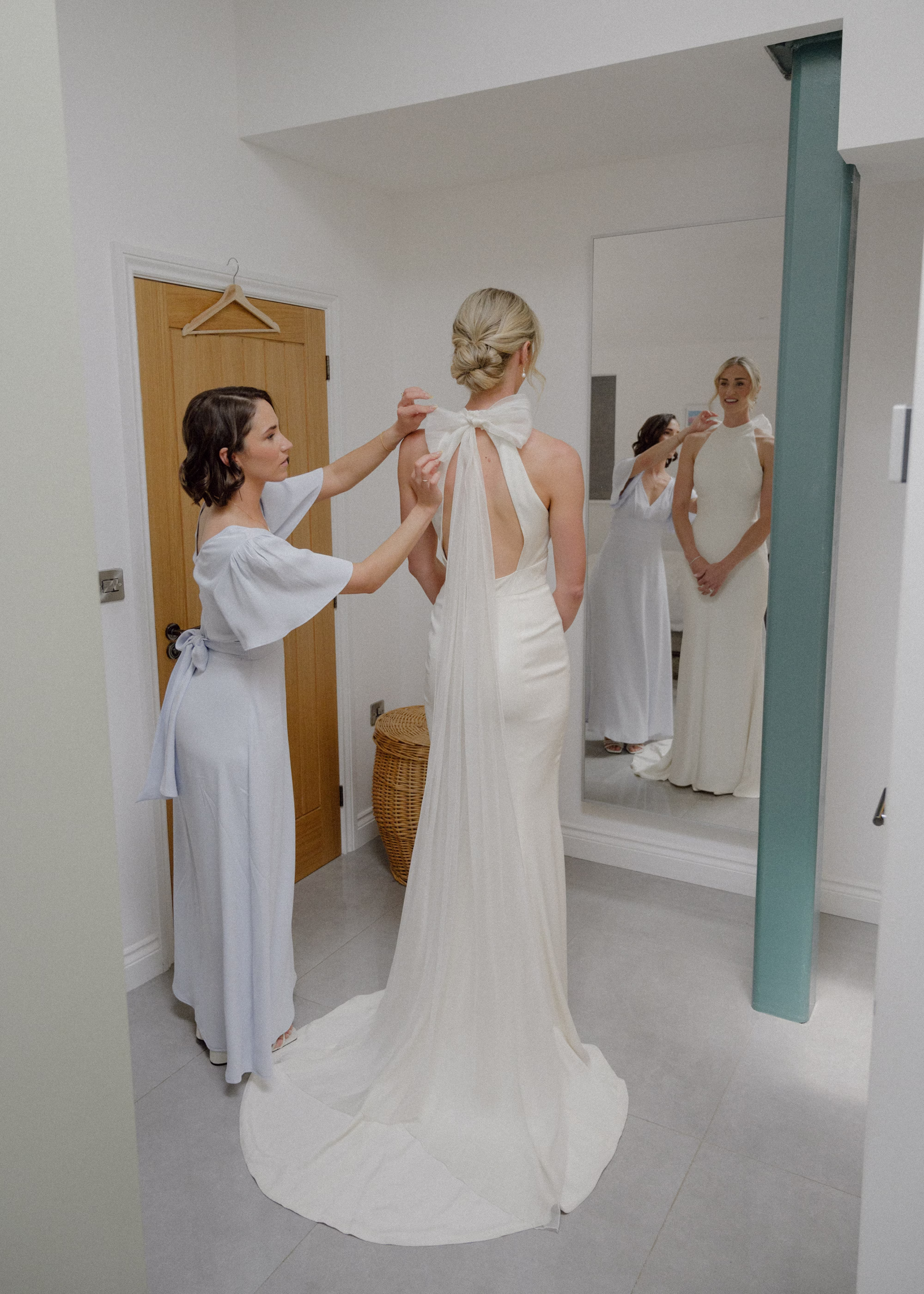 Wedding at Home Sassi Holford Bride 16 - Louisa and Josh's Romantic Spring, Pastel Flower-Filled Wedding at the Family Home in Somerset Wedding at Home Sassi Holford Bride 16