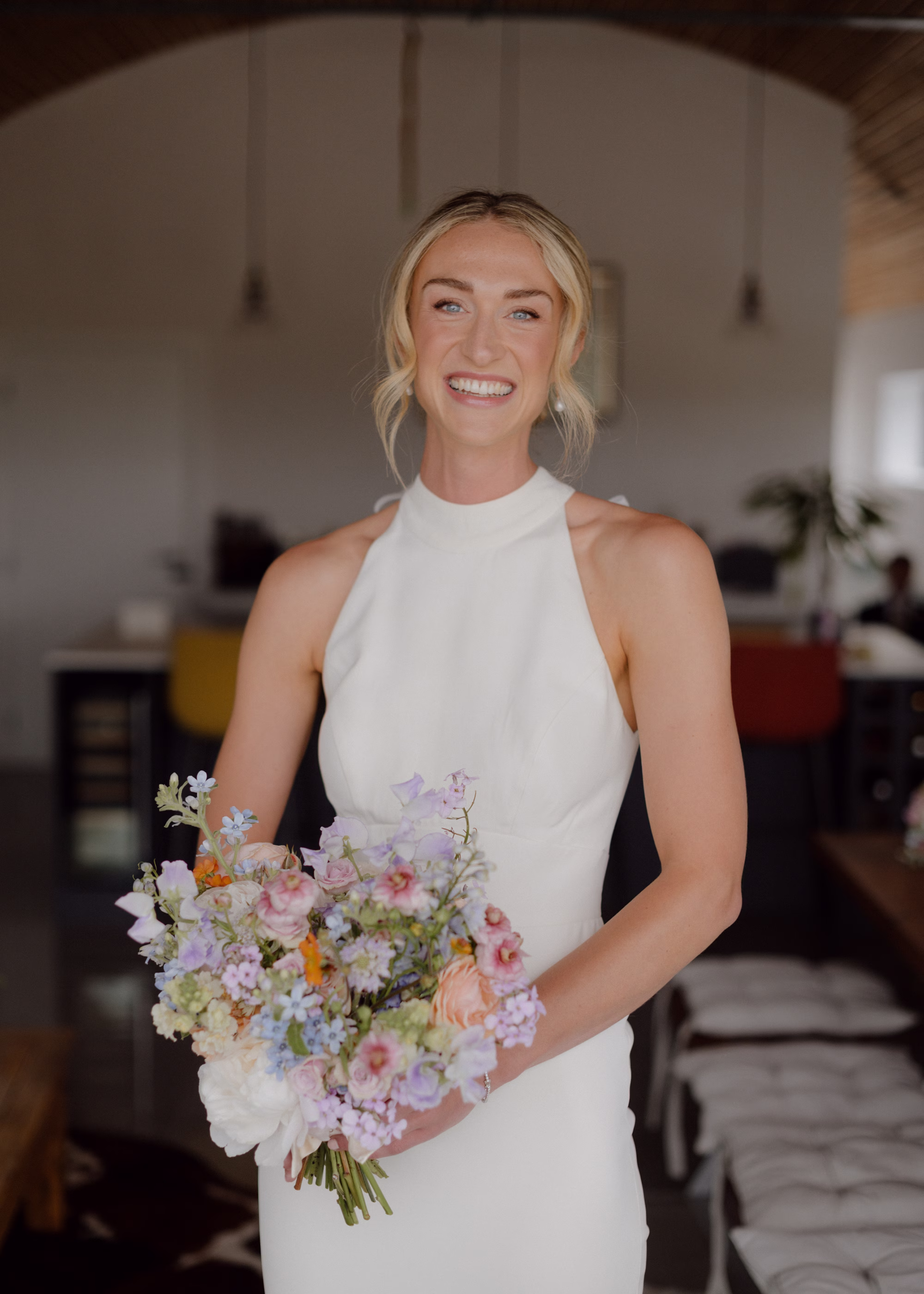 Wedding at Home Sassi Holford Bride 24 - Louisa and Josh's Romantic Spring, Pastel Flower-Filled Wedding at the Family Home in Somerset Wedding at Home Sassi Holford Bride 24