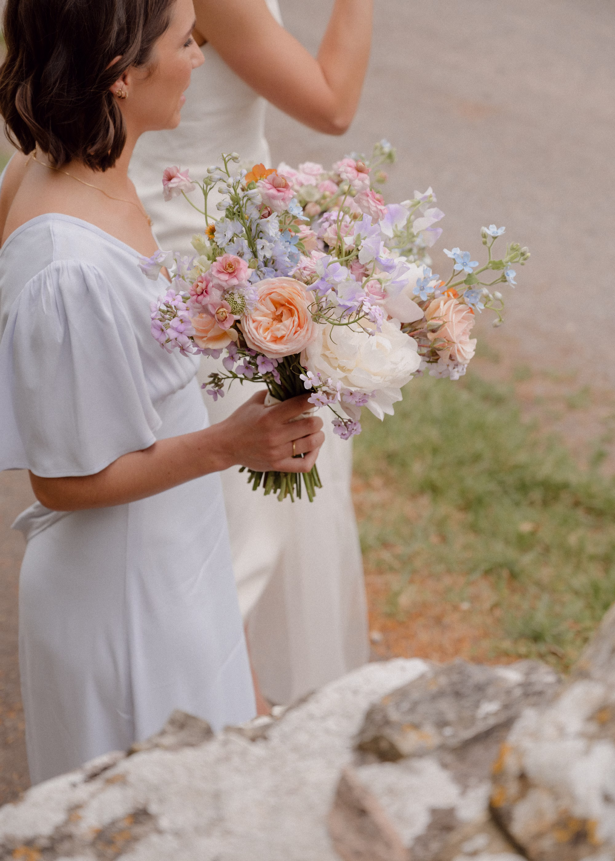Wedding at Home Sassi Holford Bride 43 1 - Louisa and Josh's Romantic Spring, Pastel Flower-Filled Wedding at the Family Home in Somerset Wedding at Home Sassi Holford Bride 43 1