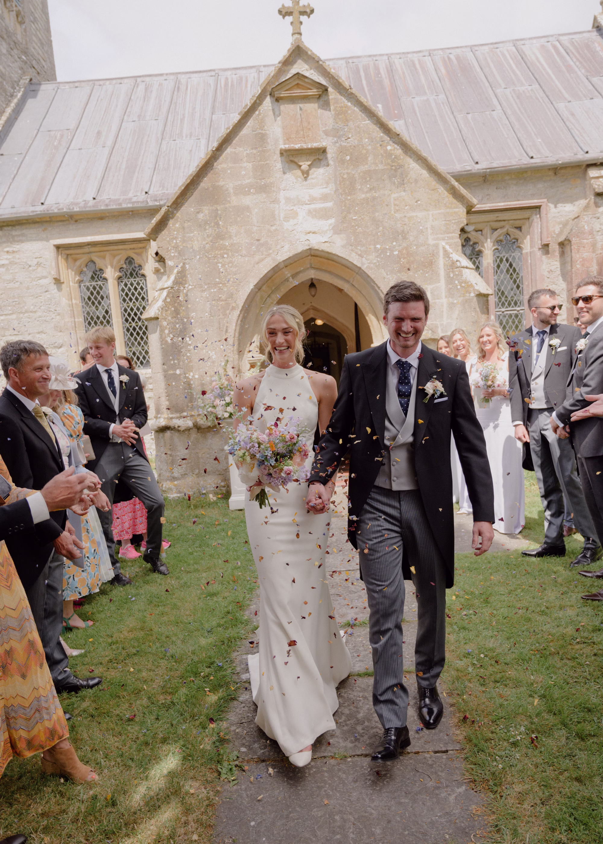 Wedding at Home Sassi Holford Bride 61 - Louisa and Josh's Romantic Spring, Pastel Flower-Filled Wedding at the Family Home in Somerset Wedding at Home Sassi Holford Bride 61