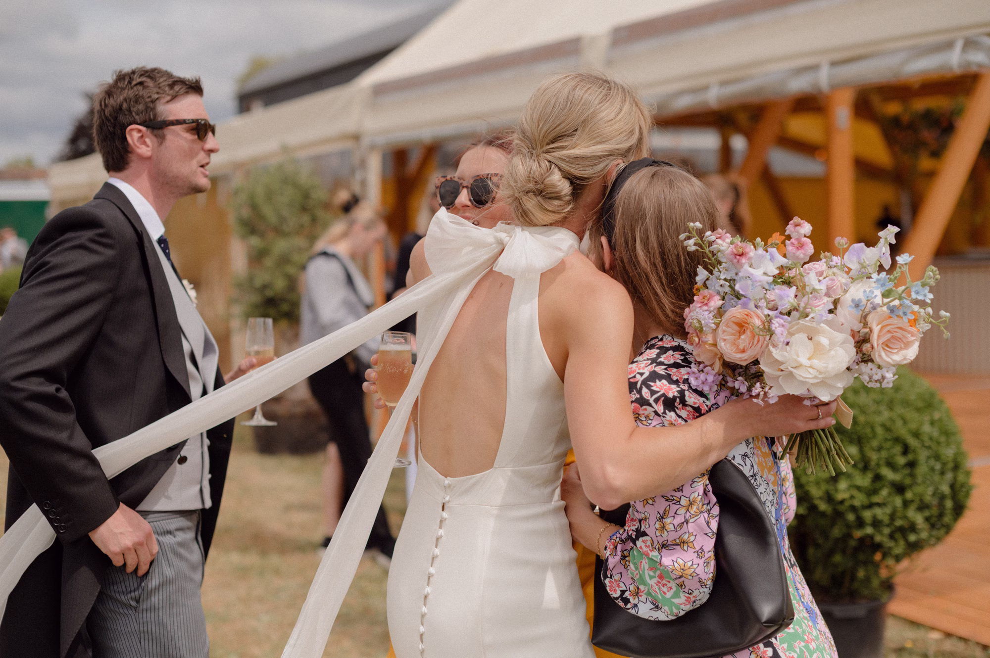 Wedding at Home Sassi Holford Bride 69 - Louisa and Josh's Romantic Spring, Pastel Flower-Filled Wedding at the Family Home in Somerset Wedding at Home Sassi Holford Bride 69
