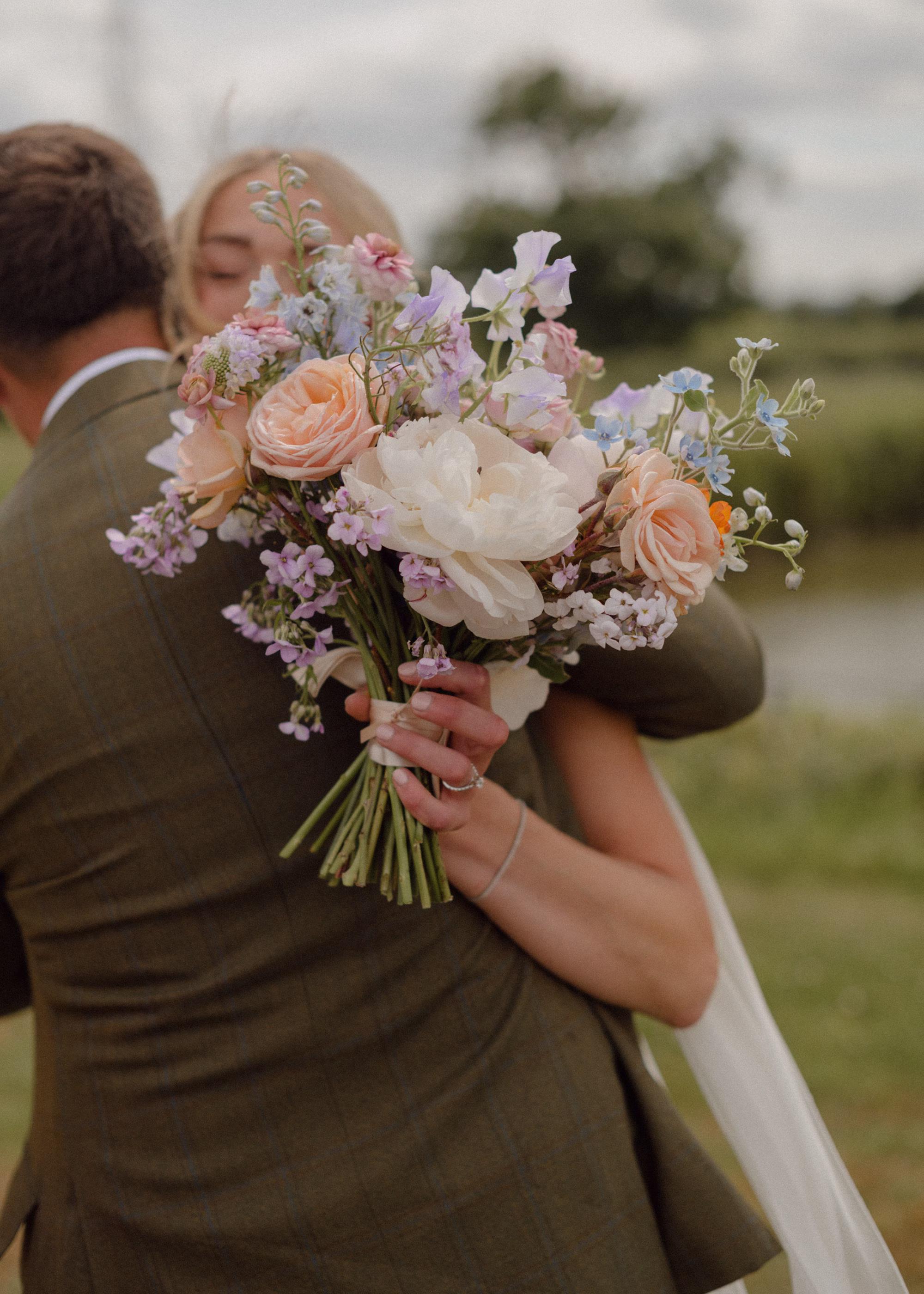 Wedding at Home Sassi Holford Bride 73 - Louisa and Josh's Romantic Spring, Pastel Flower-Filled Wedding at the Family Home in Somerset Wedding at Home Sassi Holford Bride 73