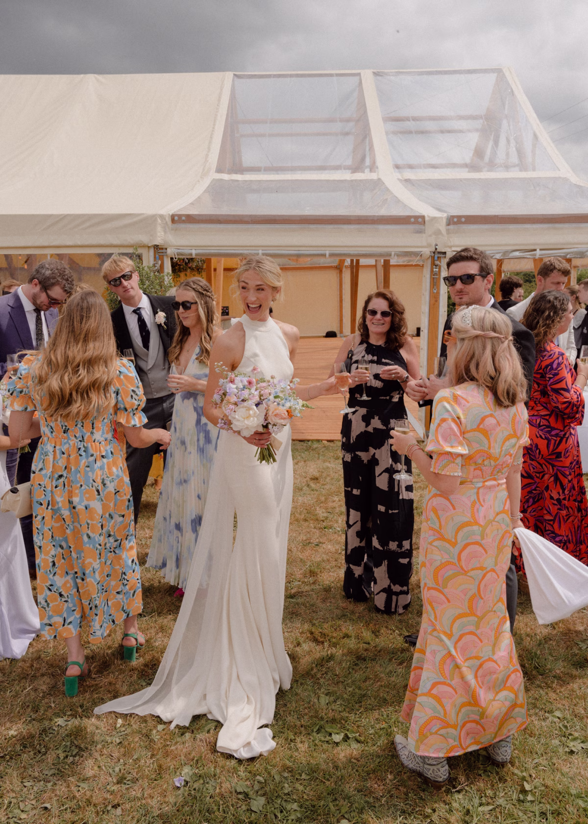 Wedding at Home Sassi Holford Bride 89 - Louisa and Josh's Romantic Spring, Pastel Flower-Filled Wedding at the Family Home in Somerset Wedding at Home Sassi Holford Bride 89