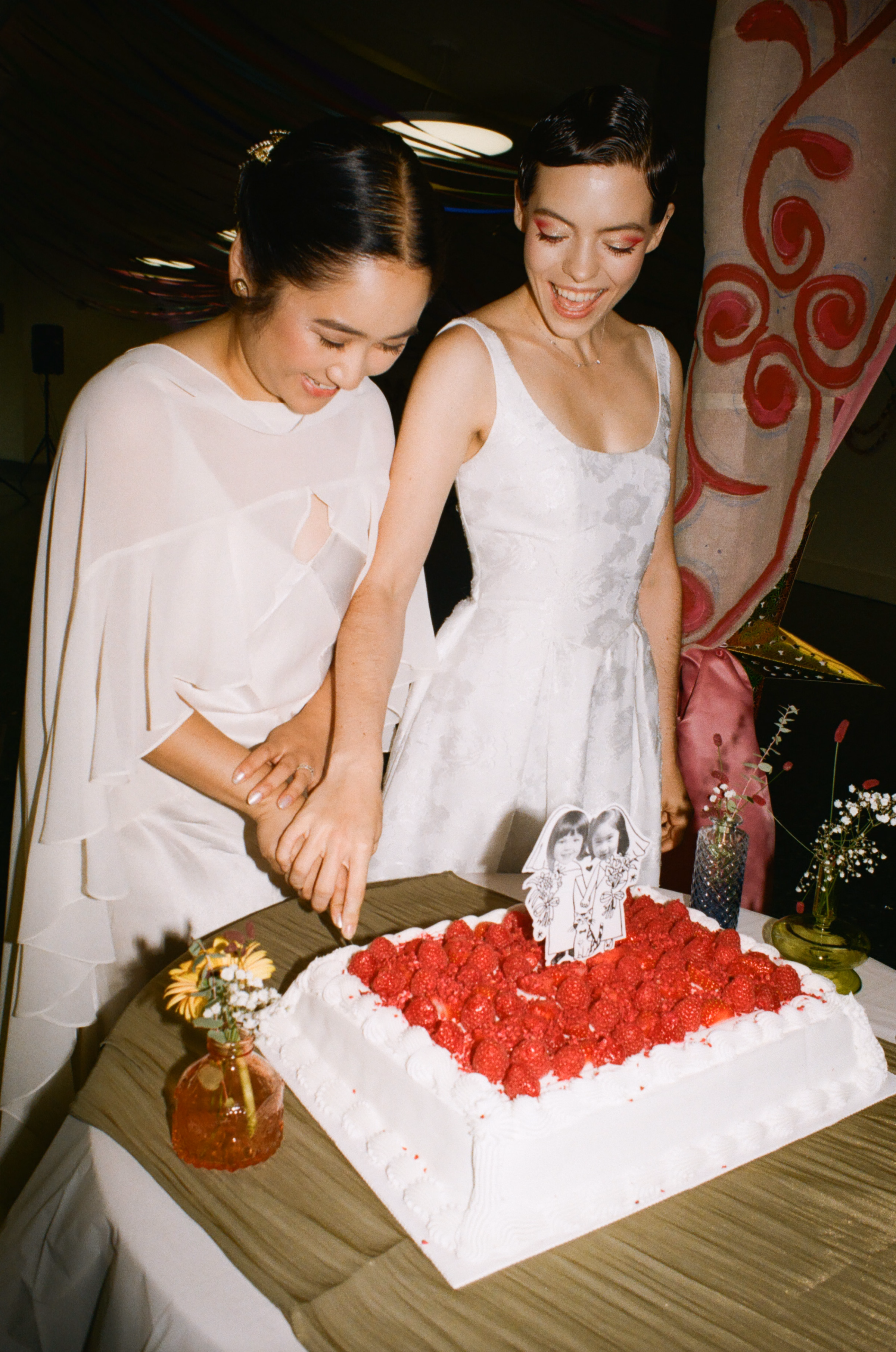 Bobby Tsang Vintage Magic Show Theatre Inspired Wedding 55 - Mikayla & Tessa's Colourful, Vintage Magic Show Inspired London Wedding Bobby Tsang Vintage Magic Show Theatre Inspired Wedding 55