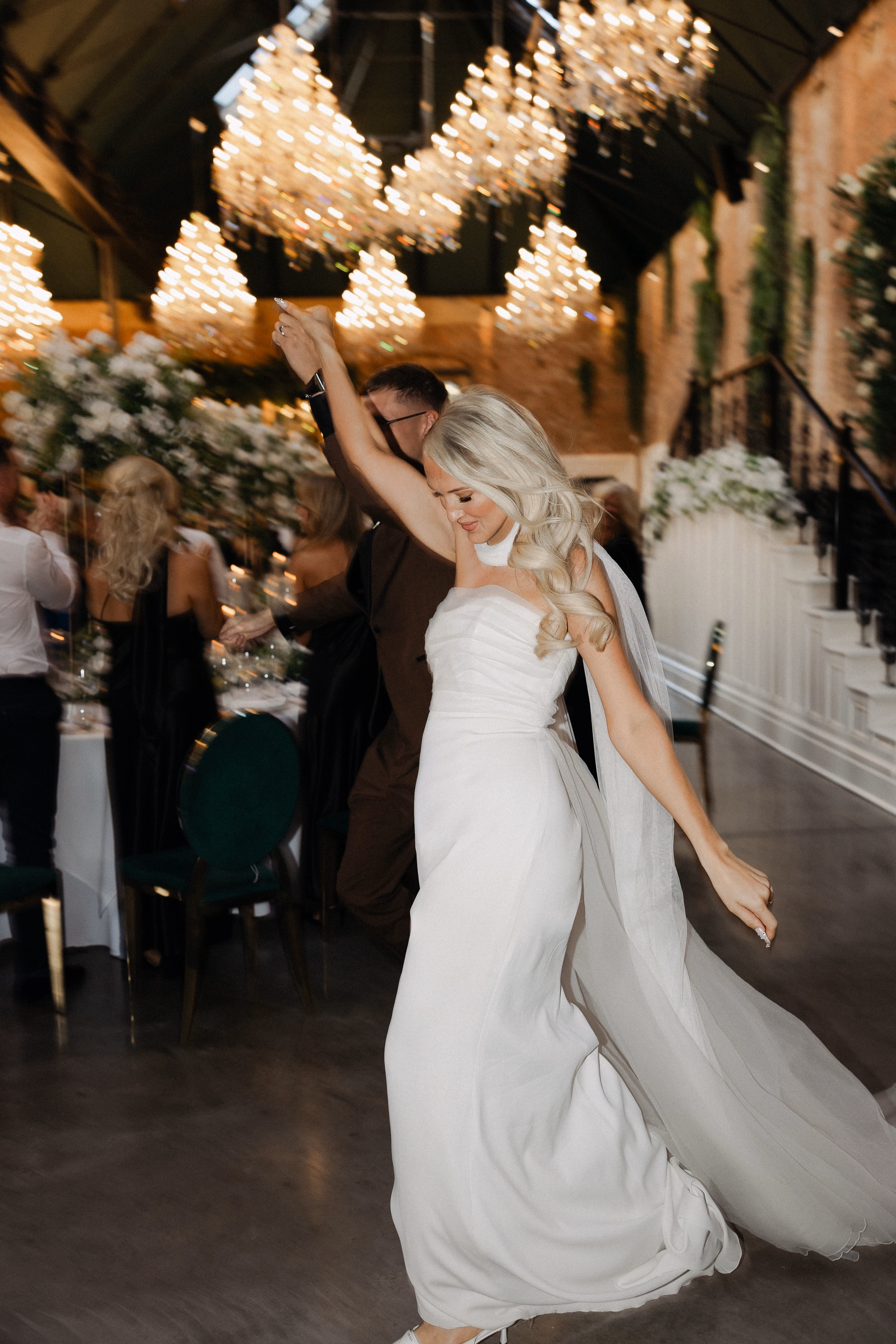 Dalton Old Pump House Wedding Seaham Durham 113 - Kate & Jonny's Dalton Old Pump House Wedding With 80 Chandeliers & 3 Dresses Dalton Old Pump House Wedding Seaham Durham 113