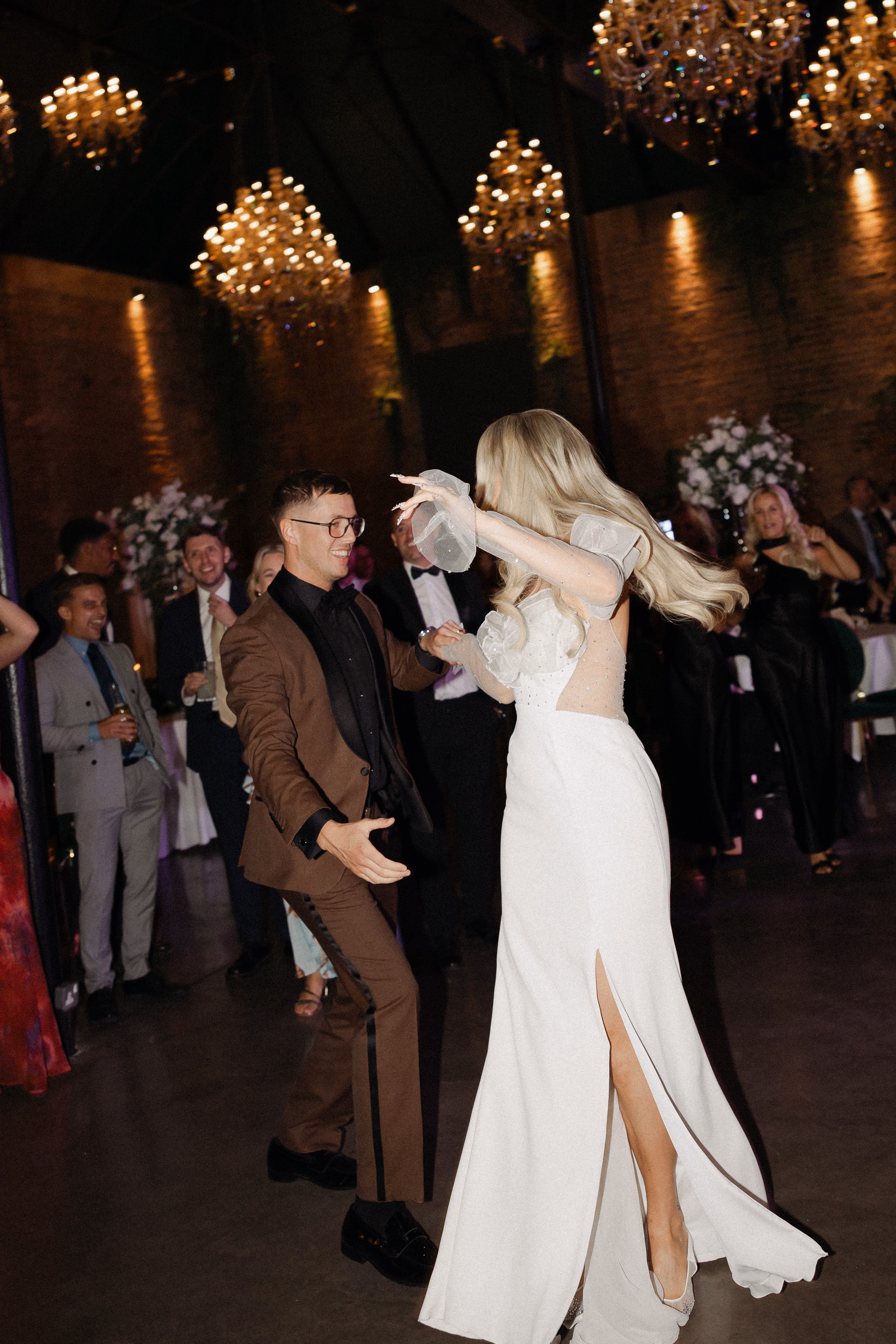 Dalton Old Pump House Wedding Seaham Durham 157 - Kate & Jonny's Dalton Old Pump House Wedding With 80 Chandeliers & 3 Dresses Dalton Old Pump House Wedding Seaham Durham 157