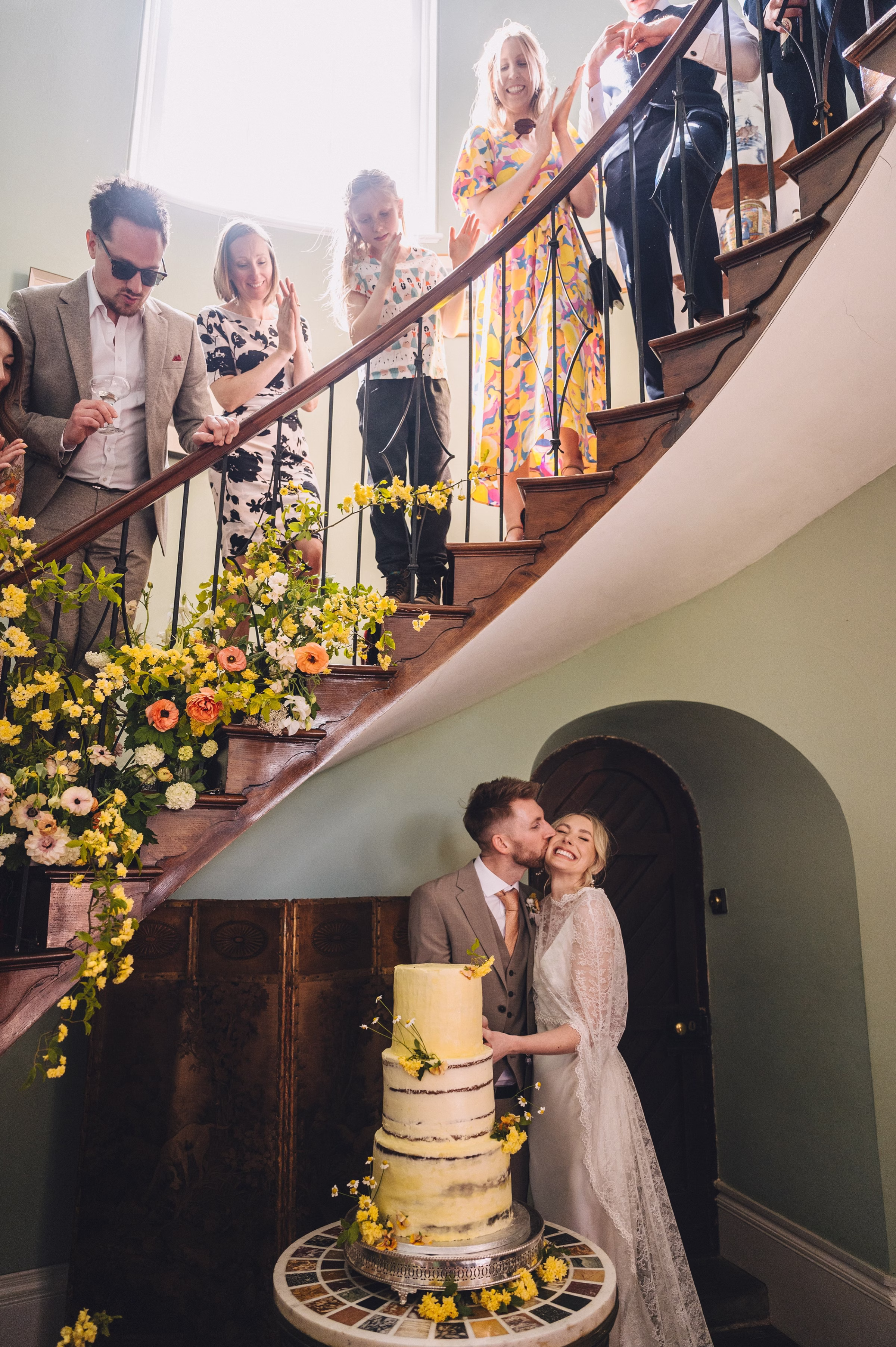 Homme House Wedding Marta May Photography 139 - Chloe’s Theia Couture Dress & Bespoke Bridal Cape for her Spring Country House Wedding at Homme House Homme House Wedding Marta May Photography 139