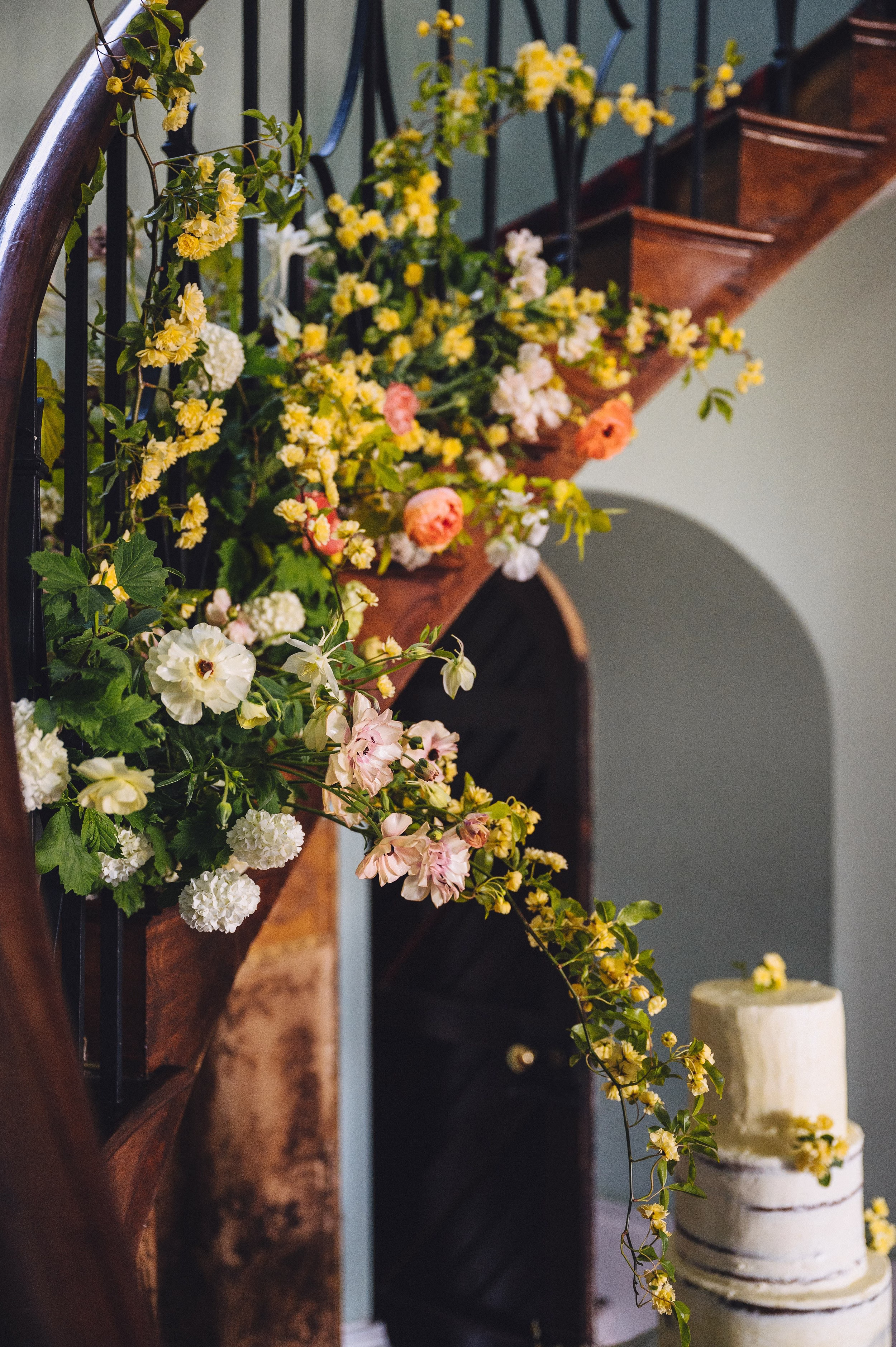 Homme House Wedding Marta May Photography 18 - Chloe’s Theia Couture Dress & Bespoke Bridal Cape for her Spring Country House Wedding at Homme House Homme House Wedding Marta May Photography 18