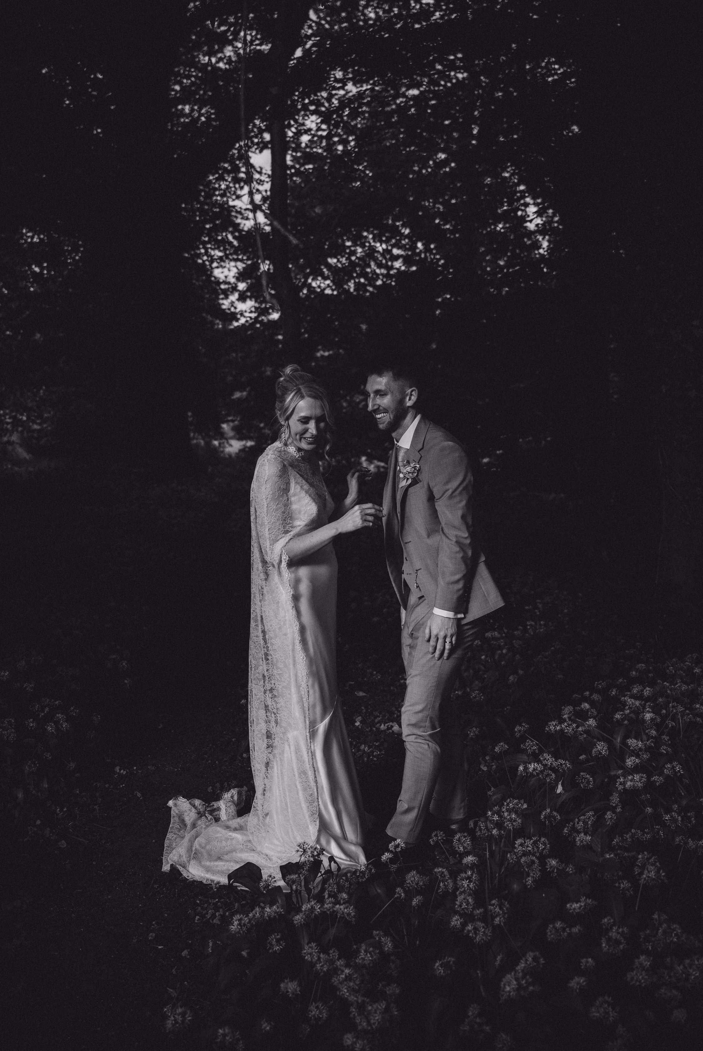 Homme House Wedding Marta May Photography 193 - Chloe’s Theia Couture Dress & Bespoke Bridal Cape for her Spring Country House Wedding at Homme House Homme House Wedding Marta May Photography 193