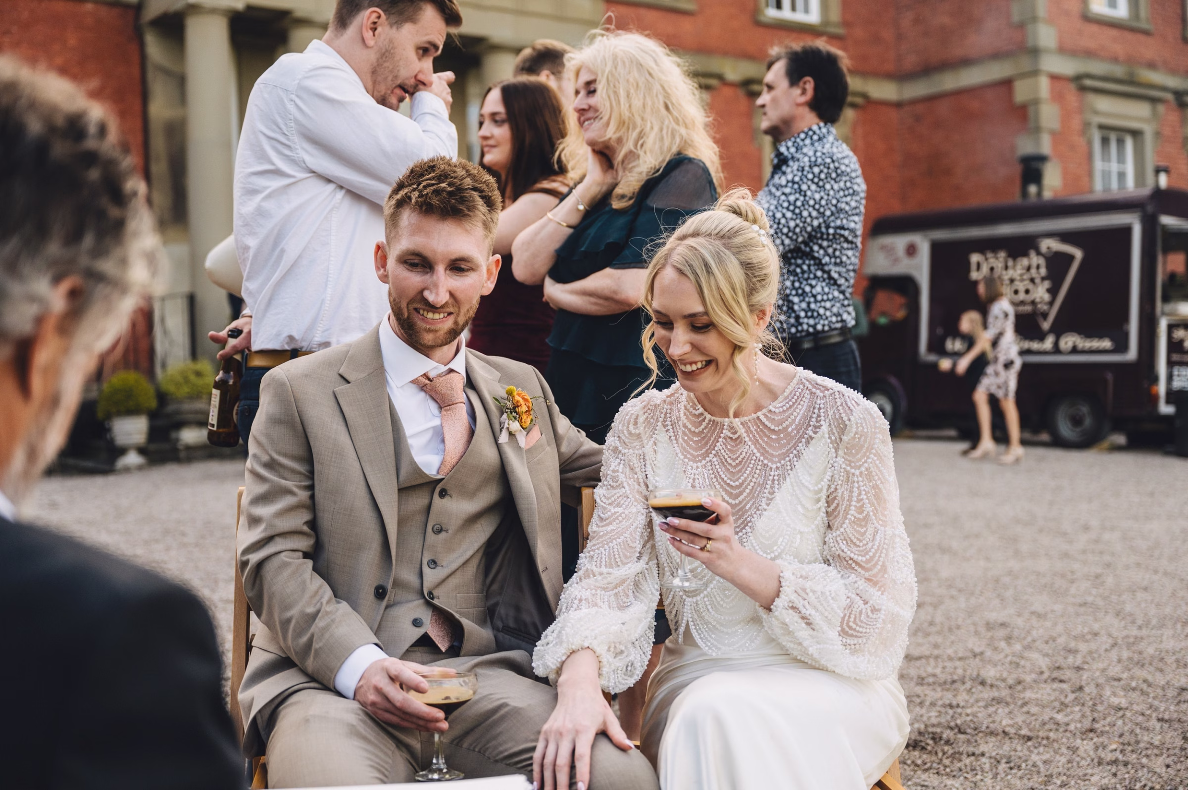 Homme House Wedding Marta May Photography 201 - Chloe’s Theia Couture Dress & Bespoke Bridal Cape for her Spring Country House Wedding at Homme House Homme House Wedding Marta May Photography 201