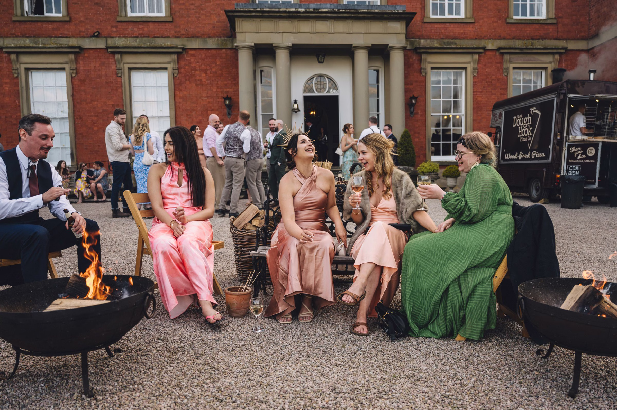 Homme House Wedding Marta May Photography 204 - Chloe’s Theia Couture Dress & Bespoke Bridal Cape for her Spring Country House Wedding at Homme House Homme House Wedding Marta May Photography 204