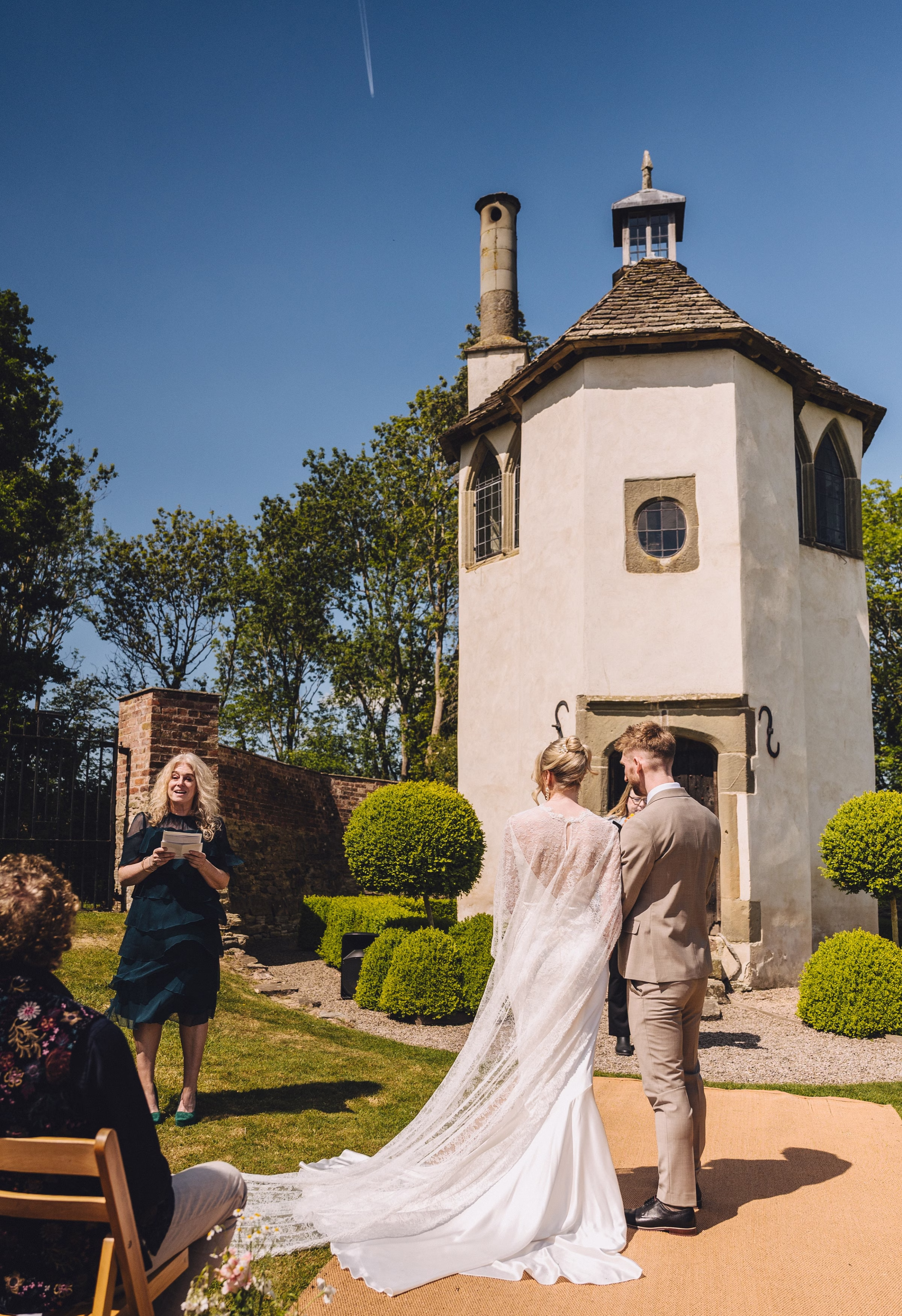 Homme House Wedding Marta May Photography 80 - Chloe’s Theia Couture Dress & Bespoke Bridal Cape for her Spring Country House Wedding at Homme House Homme House Wedding Marta May Photography 80